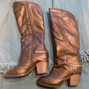 Black Knee High Boots